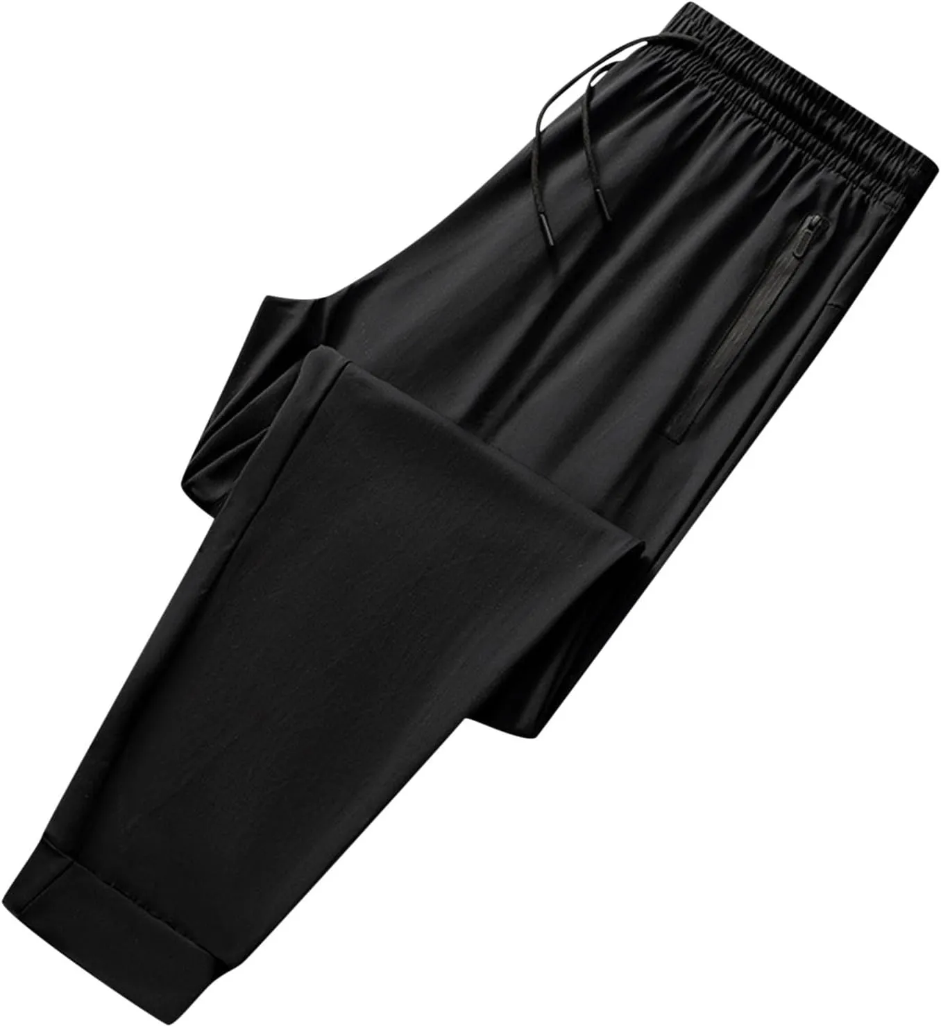 Sweatpants for Men Lightweight Tapered Mens Joggers Pants with Zip Pockets Slim Fit Workout Running Gym Sweat Pants