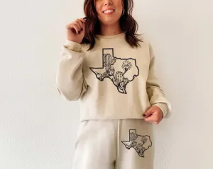 Texas Love Sweatsuit Set (made to order) WR