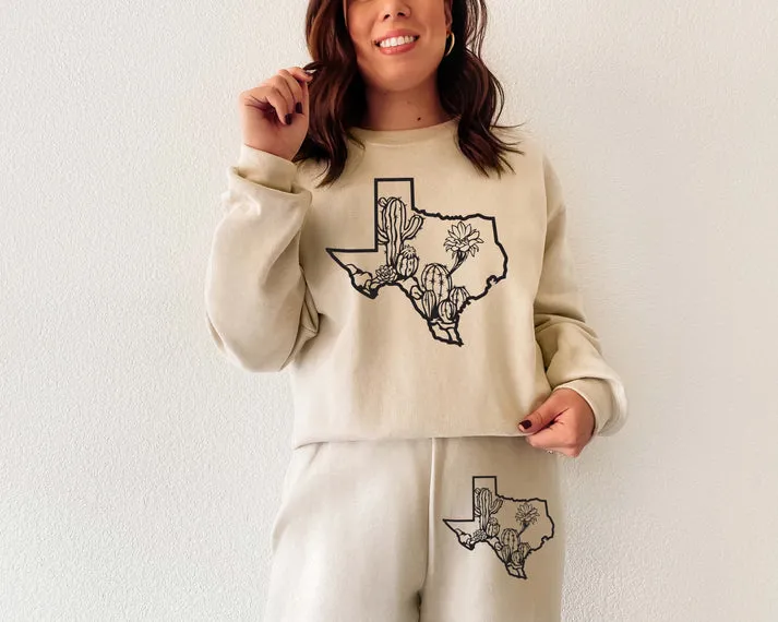 Texas Love Sweatsuit Set (made to order) WR