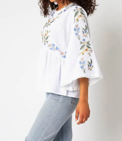 The Emilia top-White