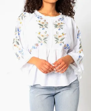 The Emilia top-White