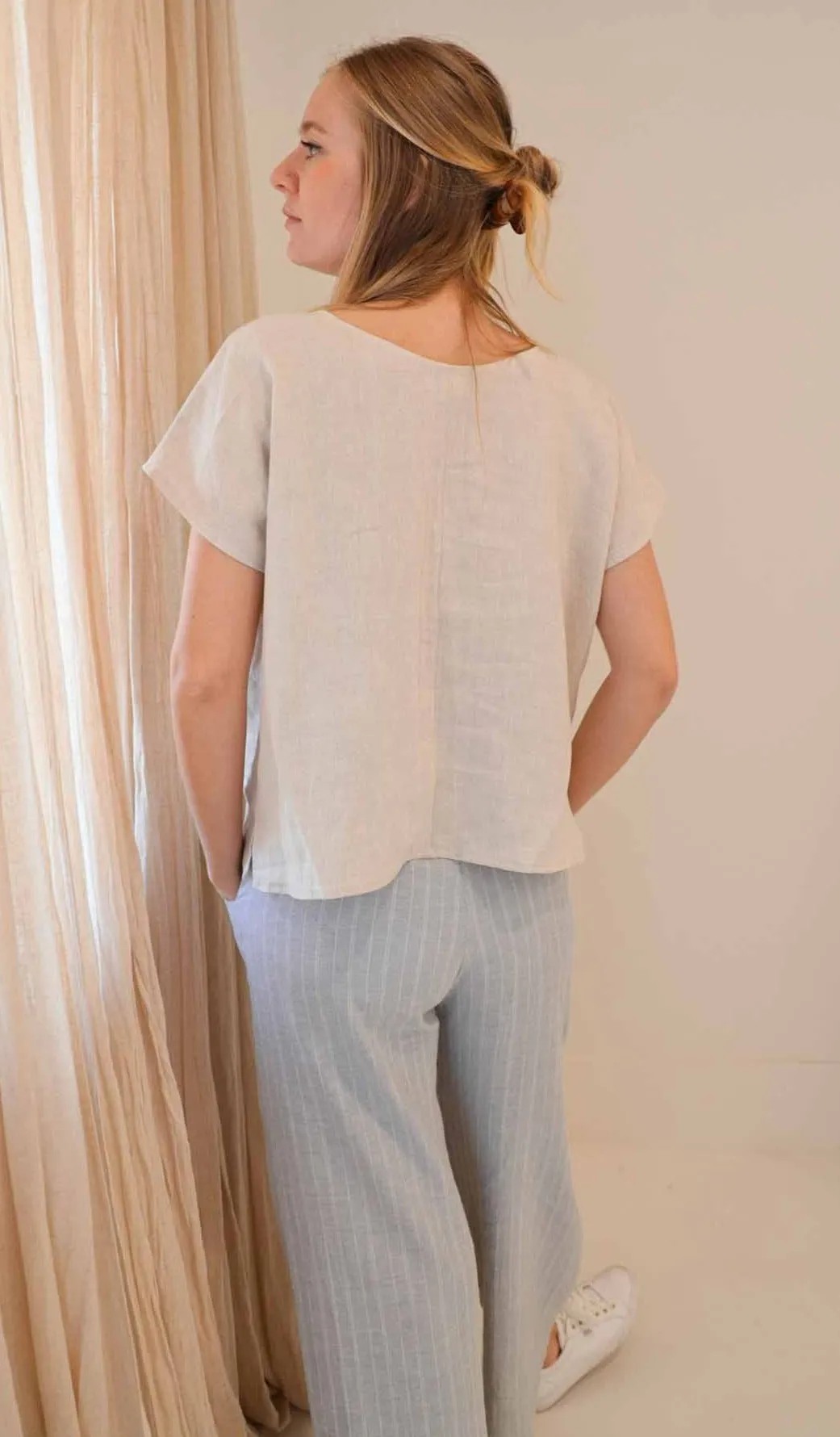 The Wanderer Wide Leg Slacks - Hemp Organic Cotton