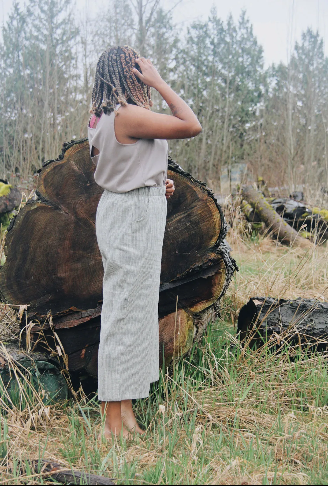 The Wanderer Wide Leg Slacks - Hemp Organic Cotton