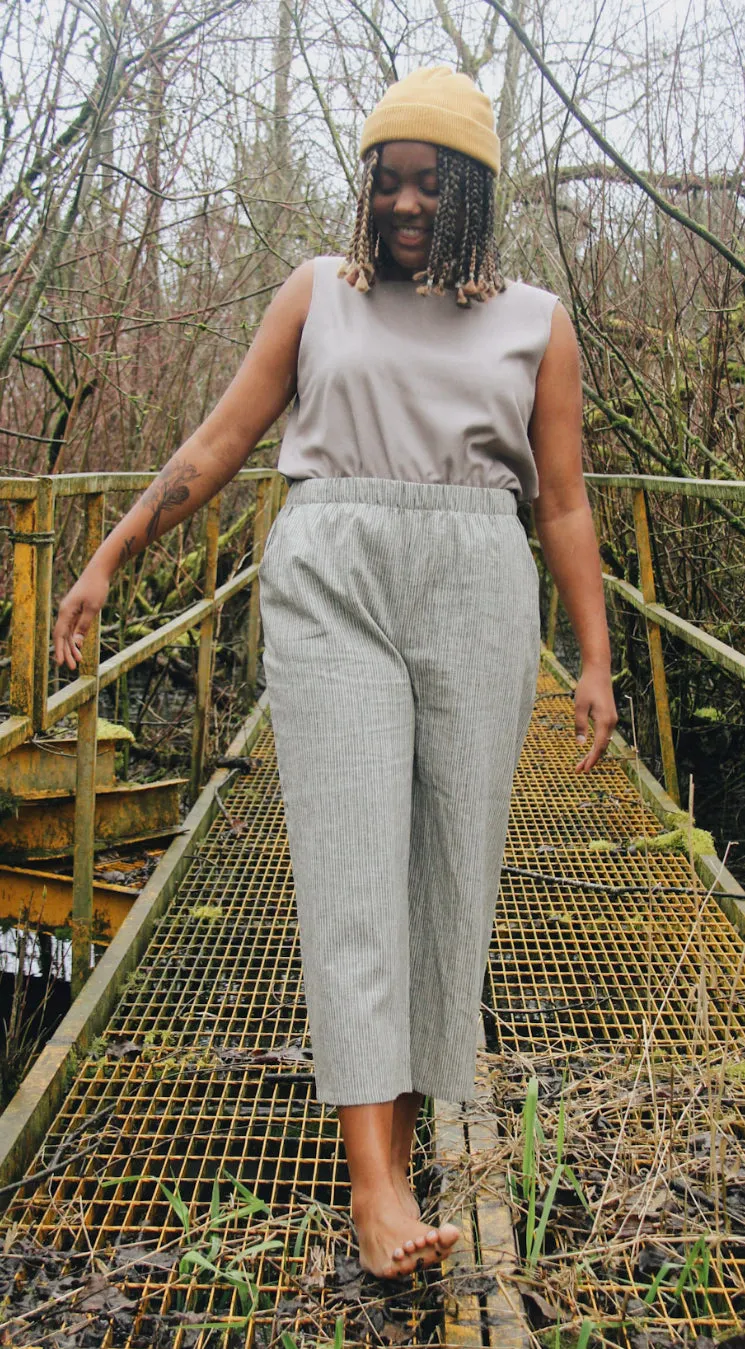 The Wanderer Wide Leg Slacks - Hemp Organic Cotton