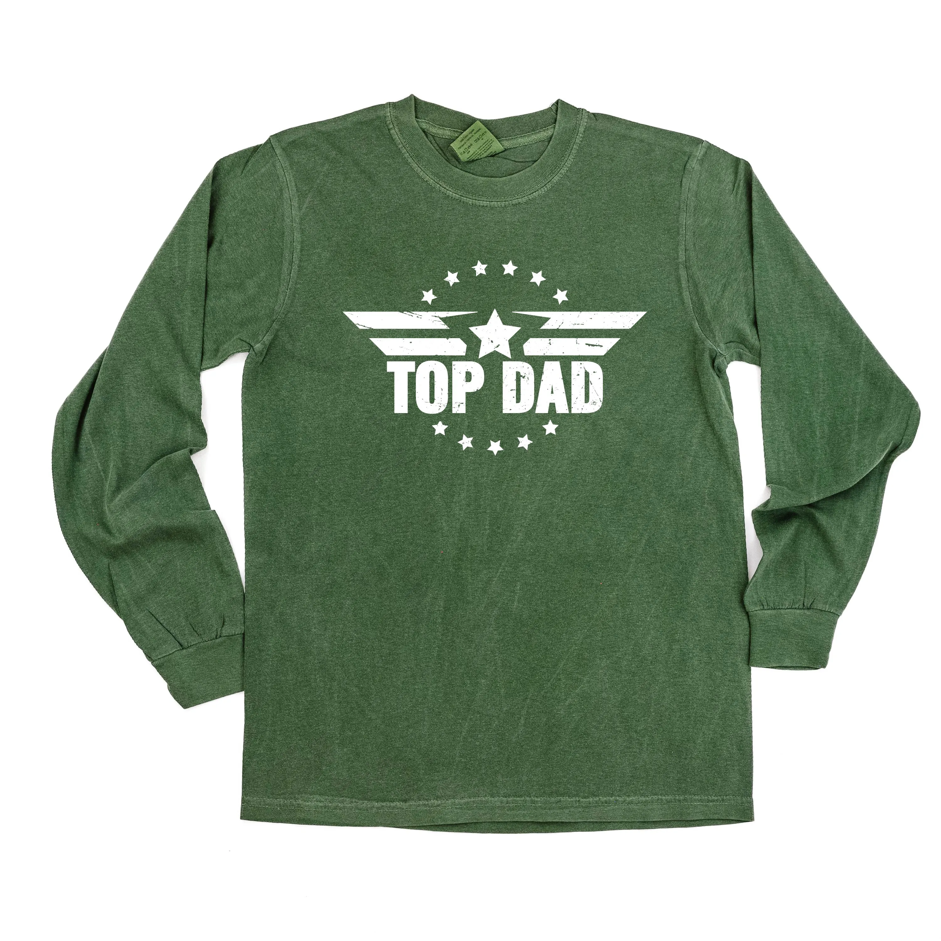 Top Dad - LONG SLEEVE COMFORT COLORS TEE