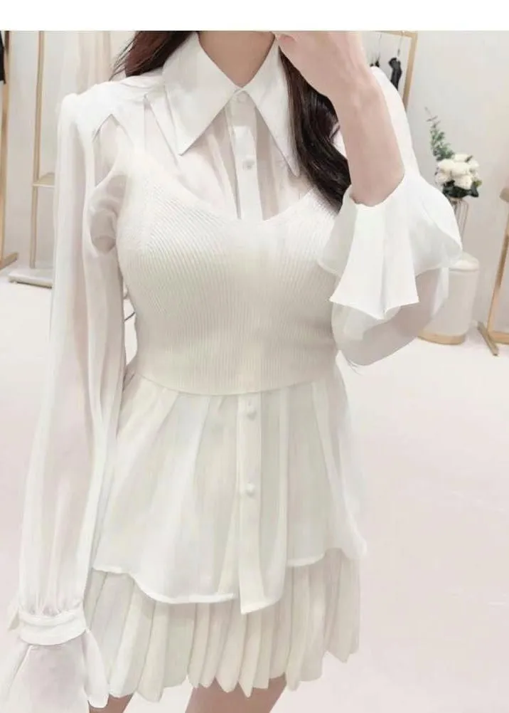 Tops inner chiffon (0084TBs039)