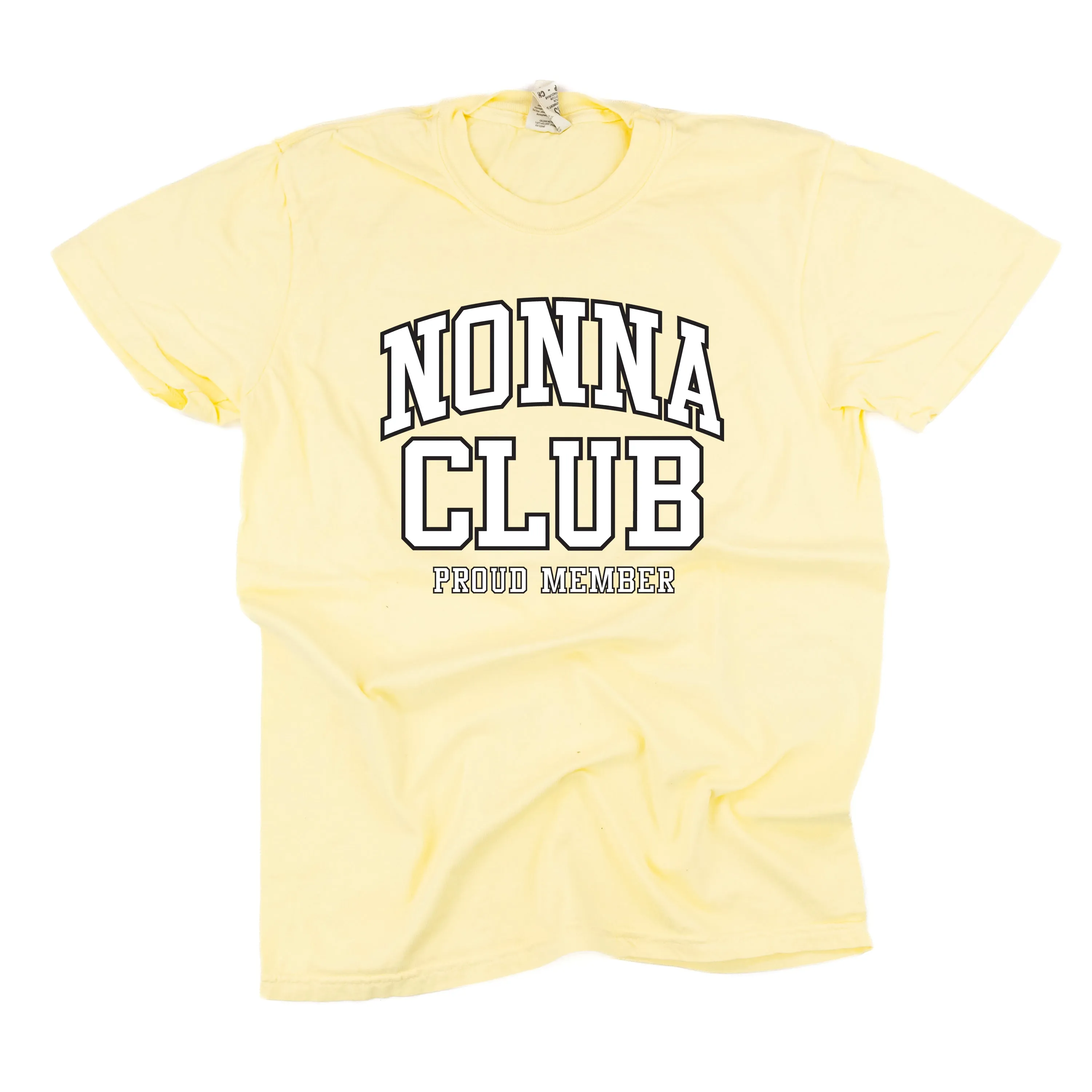 Varsity Style - NONNA Club - Proud Member - SHORT SLEEVE COMFORT COLORS TEE