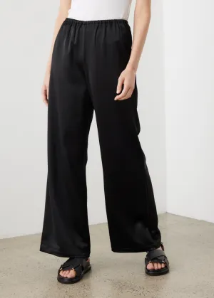 Wide Satin Slacks