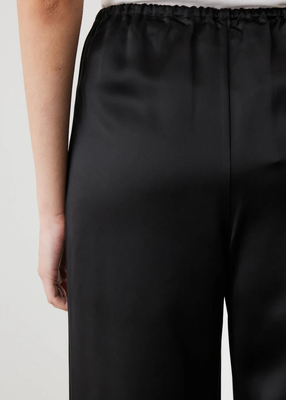 Wide Satin Slacks