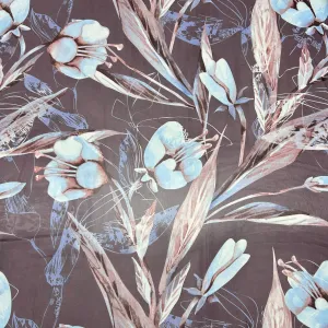 Winter Garden Chiffon Fabric