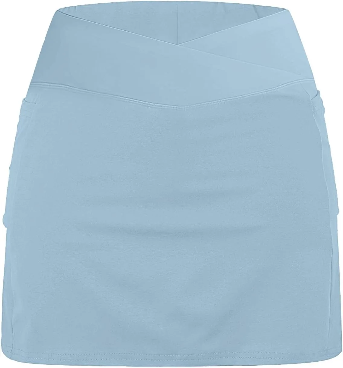 Women's Boho Skirts 2025 Summer Athletic Loose Trendy Drawstring Solid Color Yoga Fitness Tennis Skirt, S-5XL