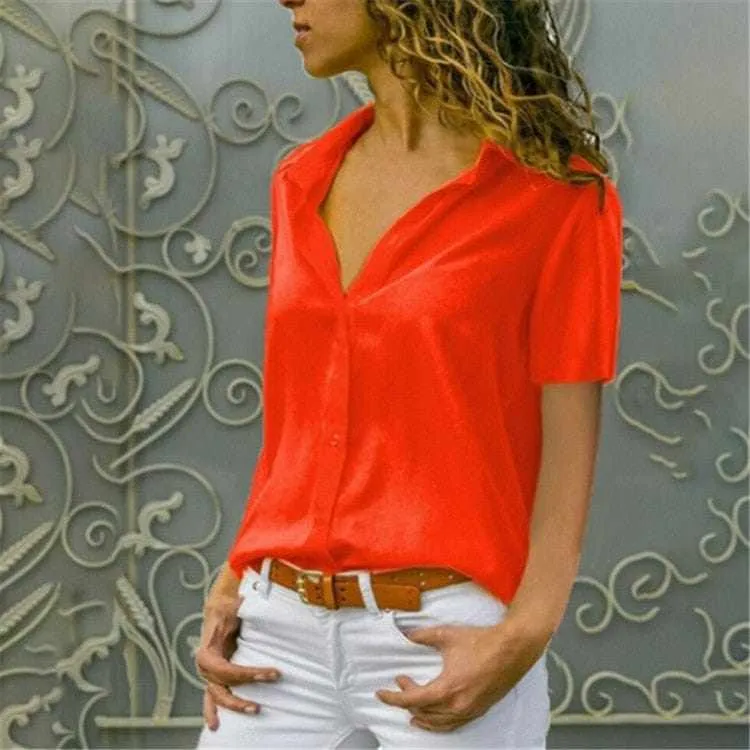 Women's  Long Sleeve Chiffon Plus Size Summer Tops
