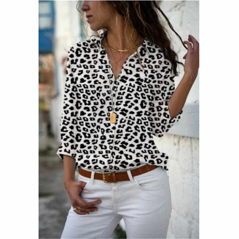 Women's  Long Sleeve Chiffon Plus Size Summer Tops