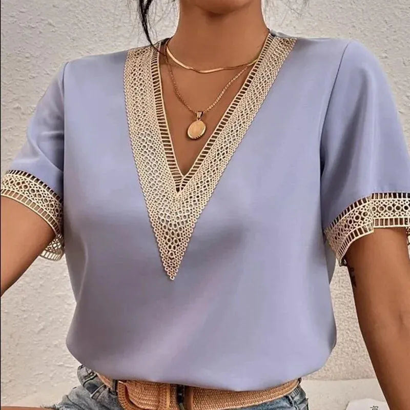 Womens Tops Blouses Chiffon Women Summer Tops