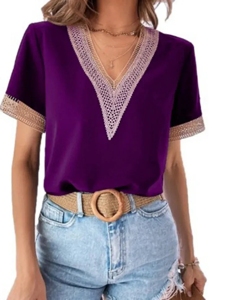 Womens Tops Blouses Chiffon Women Summer Tops