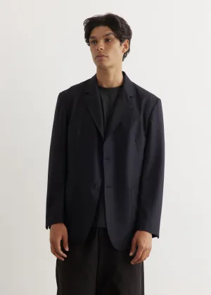 Wool Fulling Flannel Stripe Jacket