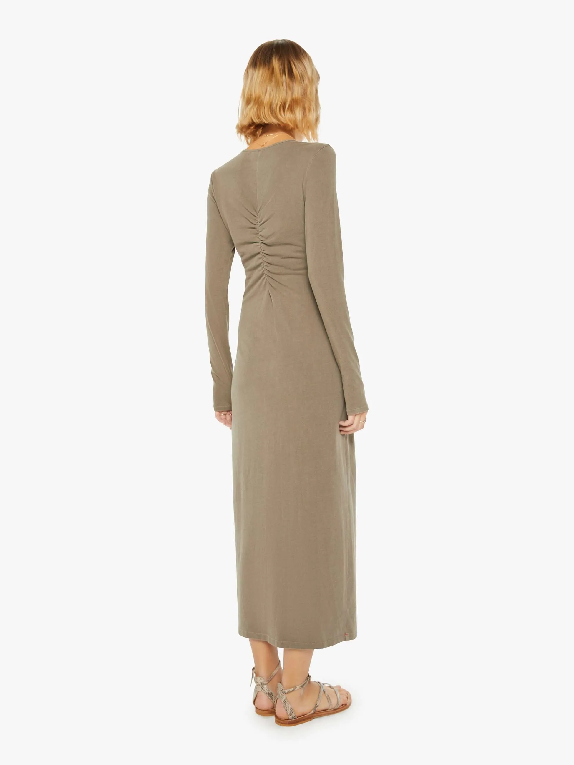 XiRENA Olivia Dress - Olive Fade